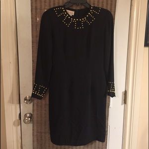 Adrianna Papell Black Vintage Dress